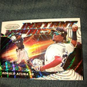 2020 prizim Instant impact wihte wave Roanld Acuna